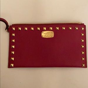 Michael Kors Clutch Wristlet Studded